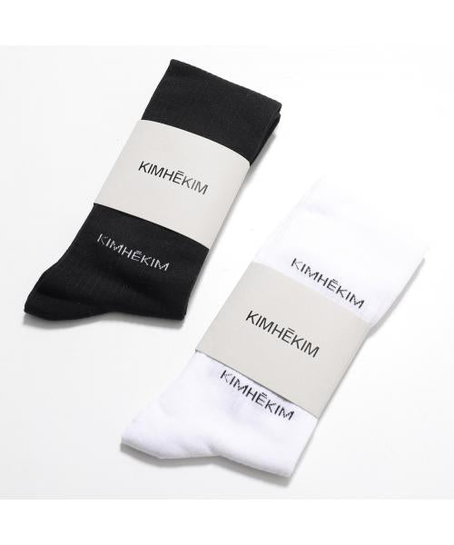 KIMHEKIM ソックス KNEE-HIGH SOCKS KHK-SOC021 SOC022 （SOC021/WHITE-ホワイト） SOC021/WHITE-ホワイト