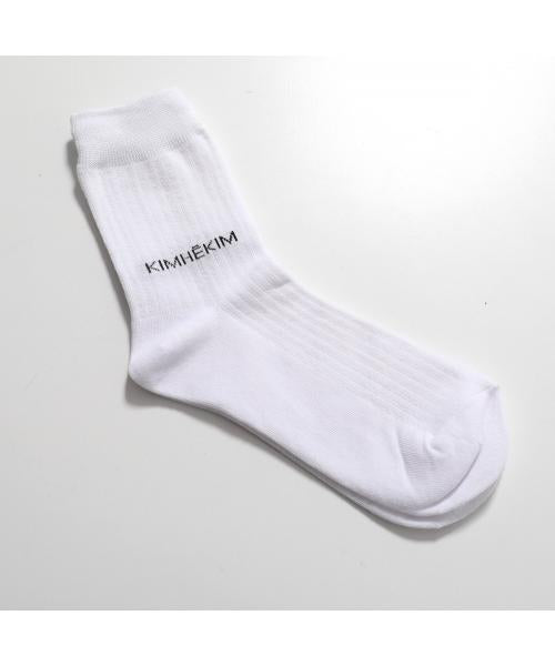 KIMHEKIM ソックス KHK-SOC011 SOC012 リブ （SOC012/BLACK-ブラック） SOC012/BLACK-ブラック