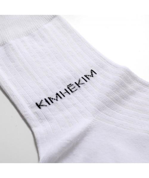 KIMHEKIM ソックス KHK-SOC011 SOC012 リブ （SOC012/BLACK-ブラック） SOC012/BLACK-ブラック