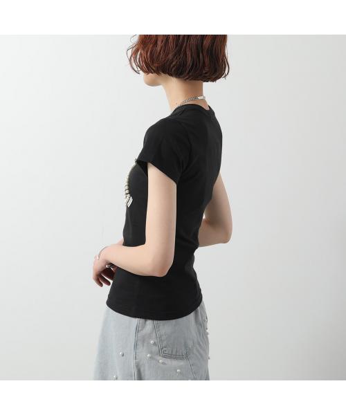 KIMHEKIM Tシャツ PS25-JS07 半袖 パール装飾 リボン （BK/BLACK/ブラック） BK/BLACK/ブラック