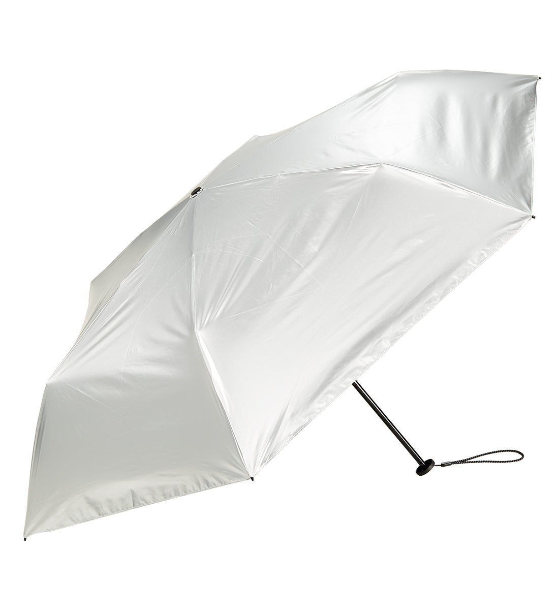キザワ KIZAWA 超軽量 折りたたみ傘 日傘 完全遮光 晴雨兼用 コンパクト 大きい 6本骨 55cm～aero～ （シルバー） シルバー