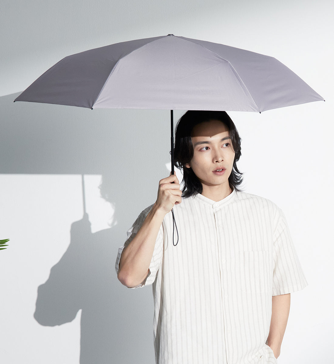 キザワ KIZAWA 超軽量 折りたたみ傘 日傘 完全遮光 晴雨兼用 コンパクト 大きい 6本骨 55cm～aero～ （グレー） グレー