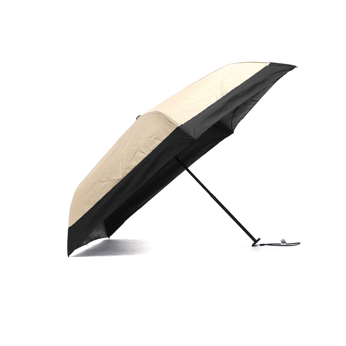 キザワ KIZAWA 折りたたみ傘 傘 晴雨兼用 ケース 軽量 軽い 完全遮光 遮光 撥水 耐風 U.Light airy bicolor 超軽量カーボン日傘 05003-021/MEX50DP-053PI（ベージュ×ブラック） ベージュ×ブラック