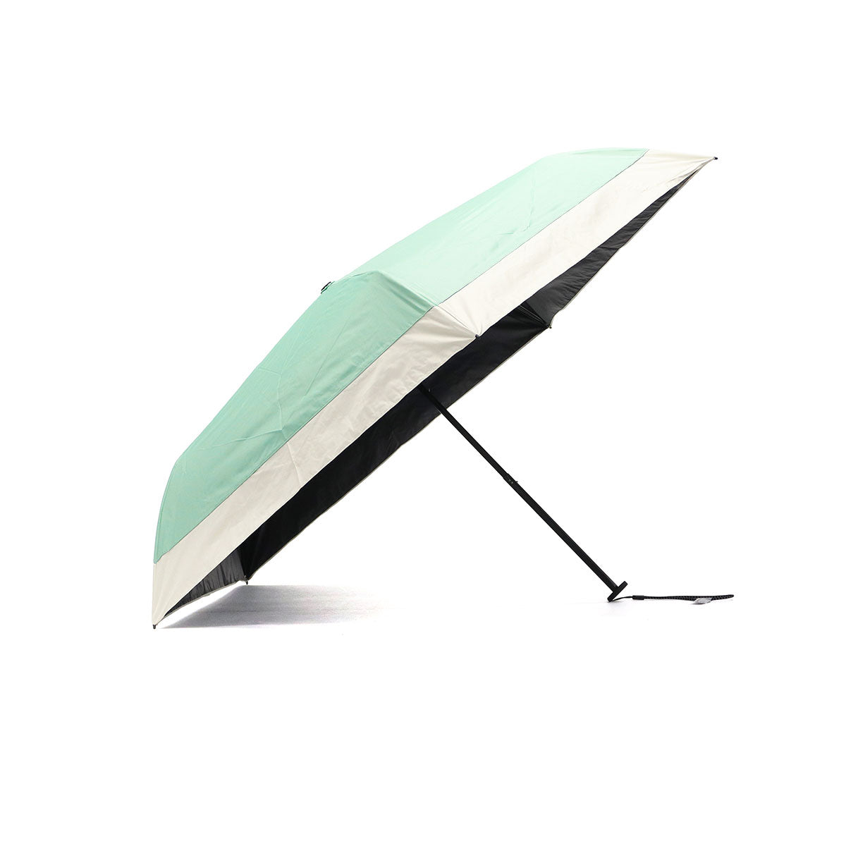 キザワ KIZAWA 折りたたみ傘 傘 晴雨兼用 ケース 軽量 軽い 完全遮光 遮光 撥水 耐風 U.Light airy bicolor 超軽量カーボン日傘 05003-021/MEX50DP-053PI（ミント×オフ） ミント×オフ