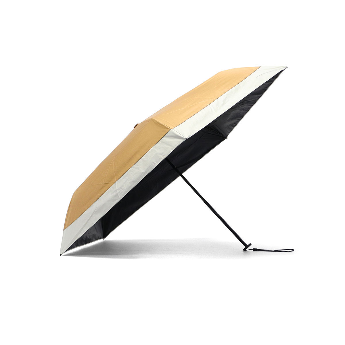 キザワ KIZAWA 折りたたみ傘 傘 晴雨兼用 ケース 軽量 軽い 完全遮光 遮光 撥水 耐風 U.Light airy bicolor 超軽量カーボン日傘 05003-021/MEX50DP-053PI （キャメル×オフ） キャメル×オフ