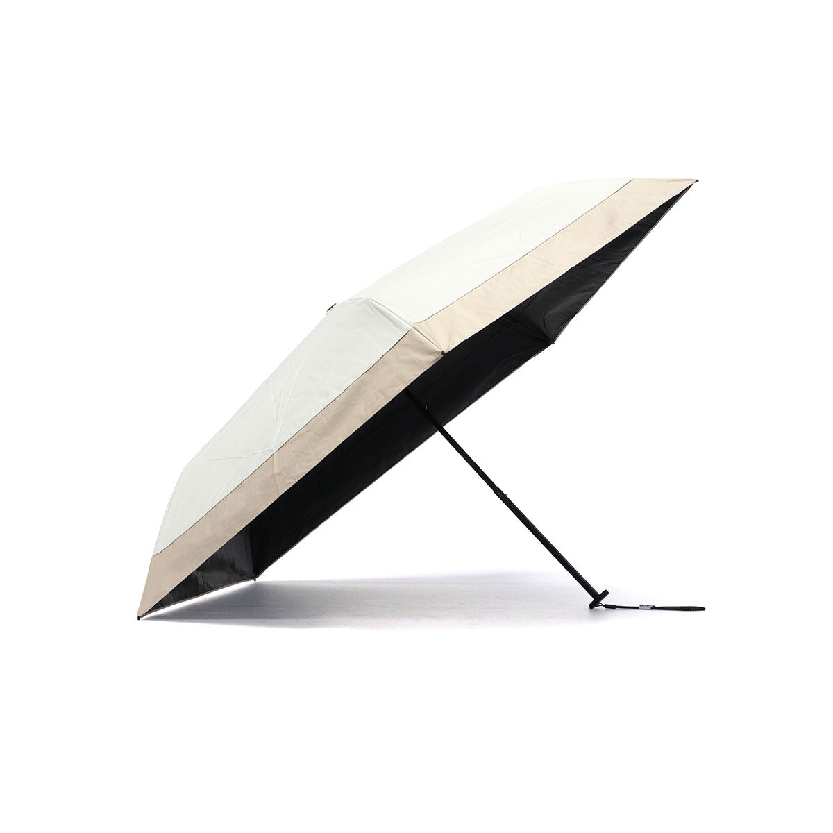 キザワ KIZAWA 折りたたみ傘 傘 晴雨兼用 ケース 軽量 軽い 完全遮光 遮光 撥水 耐風 U.Light airy bicolor 超軽量カーボン日傘 05003-021/MEX50DP-053PI （オフ×グレージュ） オフ×グレージュ
