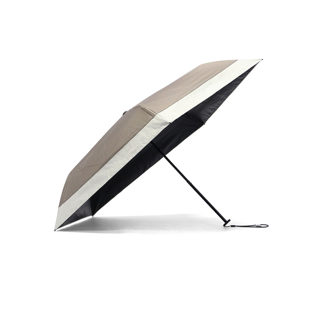 キザワ KIZAWA 折りたたみ傘 傘 晴雨兼用 ケース 軽量 軽い 完全遮光 遮光 撥水 耐風 U.Light airy bicolor 超軽量カーボン日傘 05003-021/MEX50DP-053PI （モカ×オフ） モカ×オフ