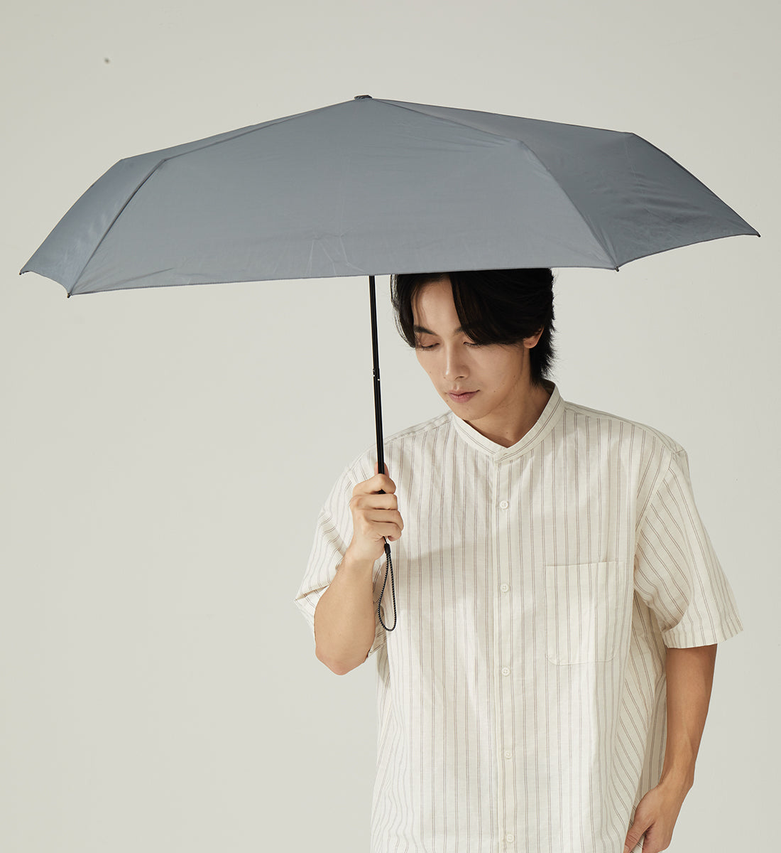 キザワ KIZAWA 超軽量 折りたたみ傘 雨傘 コンパクト 5本骨 60cm～pocket pro～ （グレー） グレー