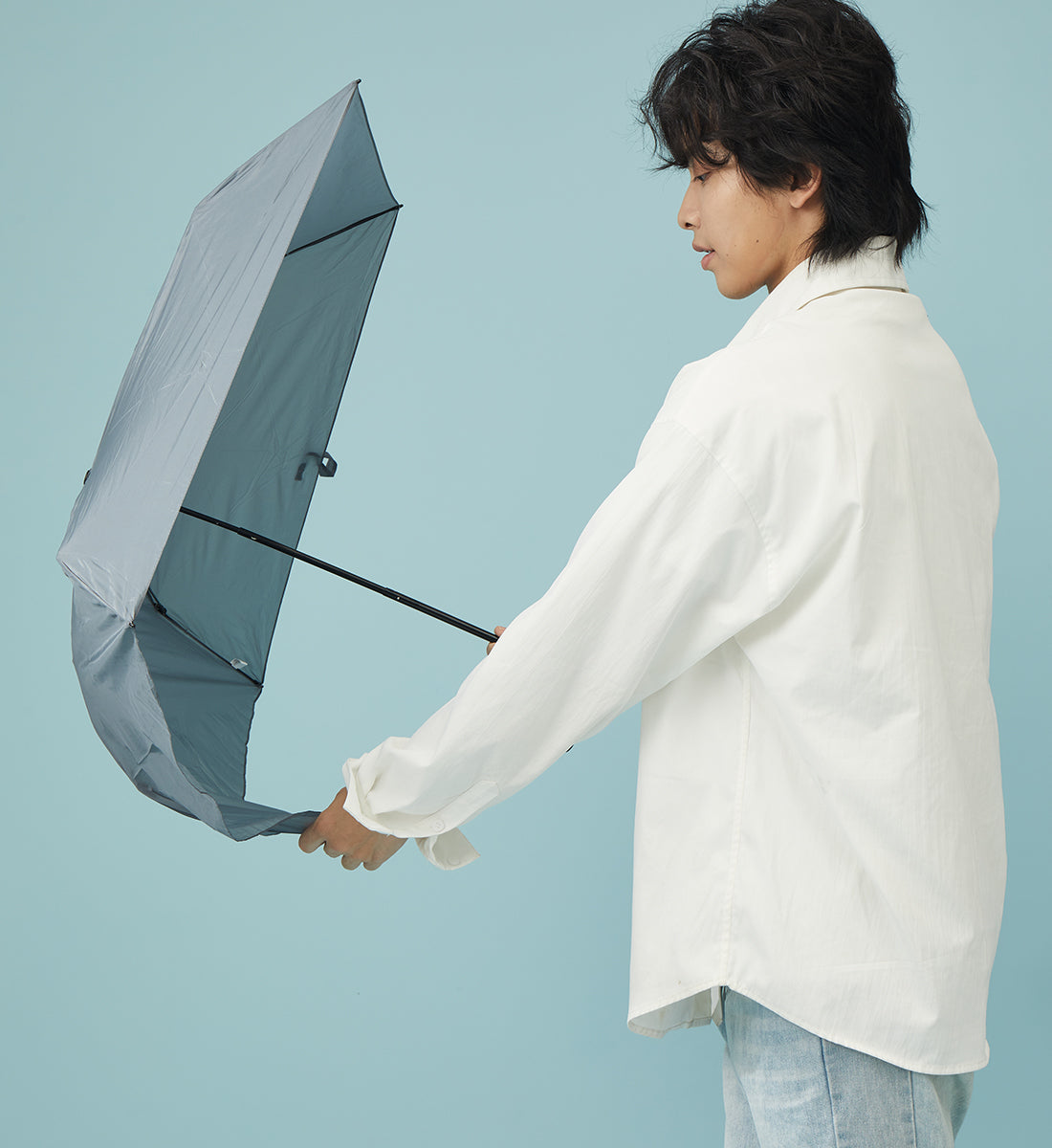 キザワ KIZAWA 超軽量 折りたたみ傘 雨傘 コンパクト 5本骨 60cm～pocket pro～ （グレー） グレー