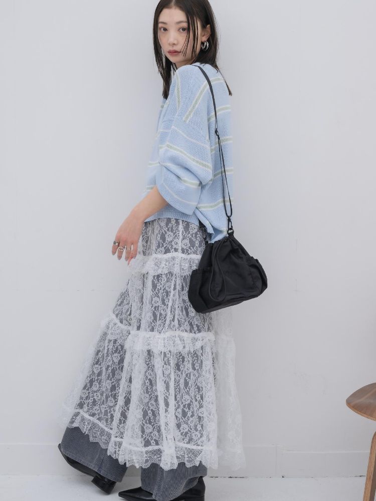キヴィ kivi multi border knit PO （PNK0） PNK0