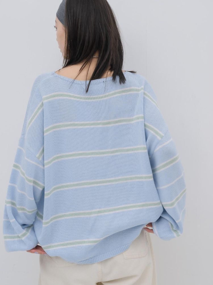 キヴィ kivi multi border knit PO （PNK0） PNK0