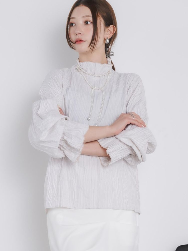 キヴィ kivi wrinkles blouse （BEG0） BEG0