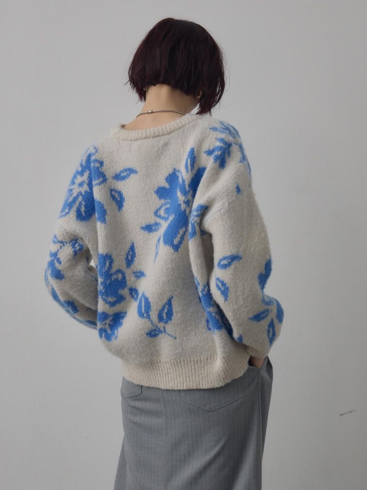 キヴィ kivi フラワージャガードニット （BRN0） BRN0