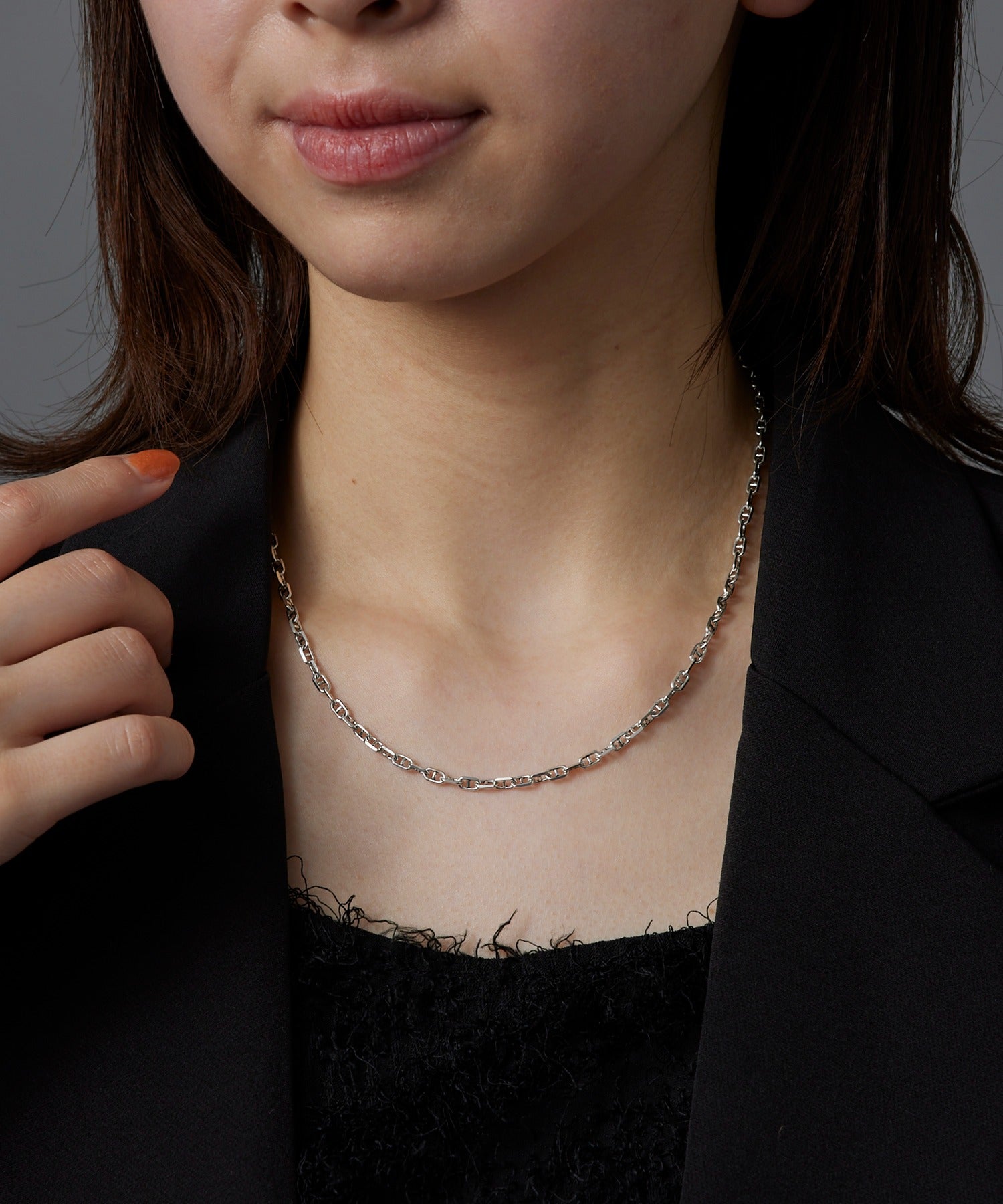 フィリップ オーディベール PHILIPPE AUDIBERT Enara necklace brass silver plated CO6004:AR （シルバー） シルバー
