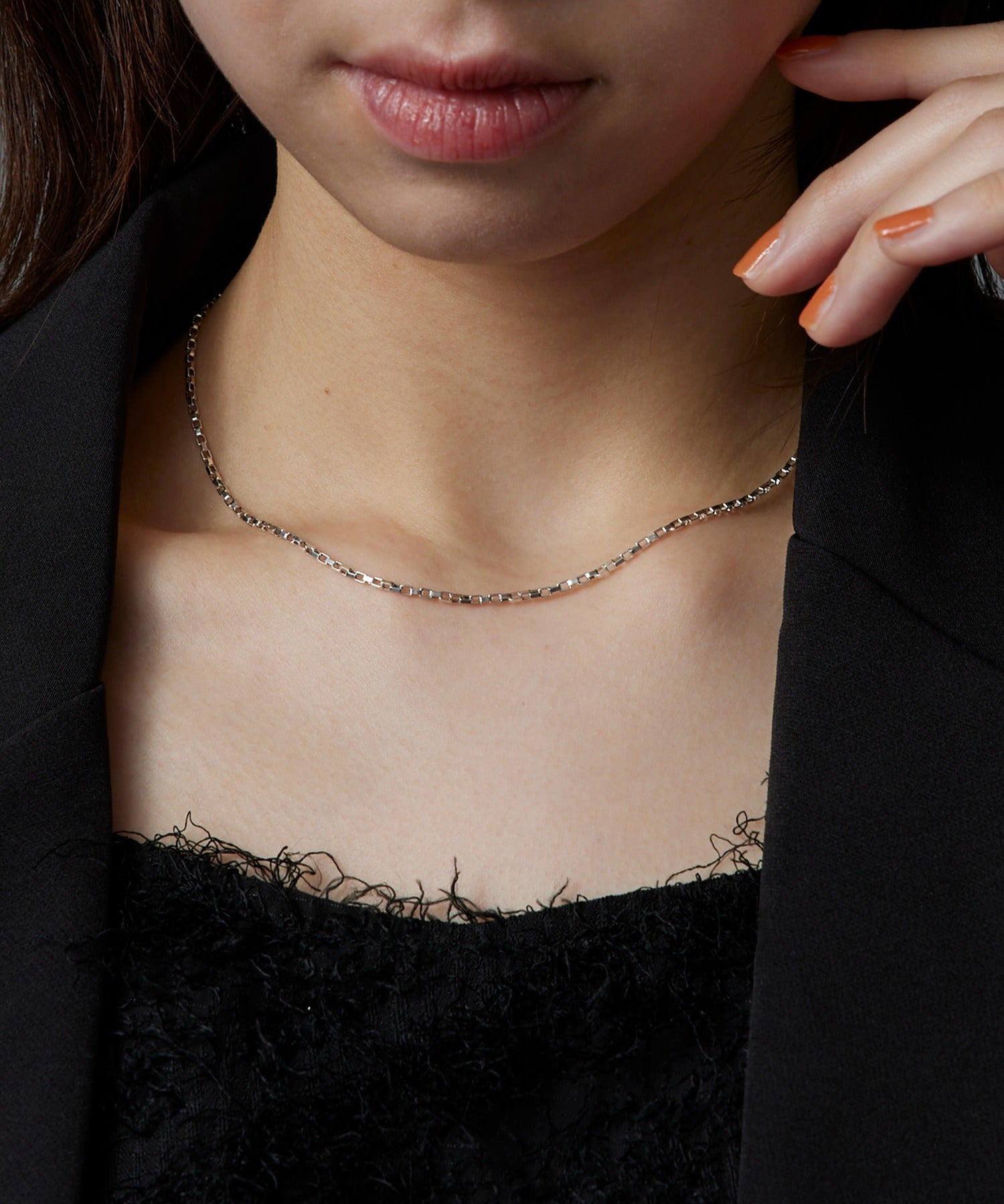 フィリップ オーディベール PHILIPPE AUDIBERT Olie necklace CO5357 （シルバー） シルバー
