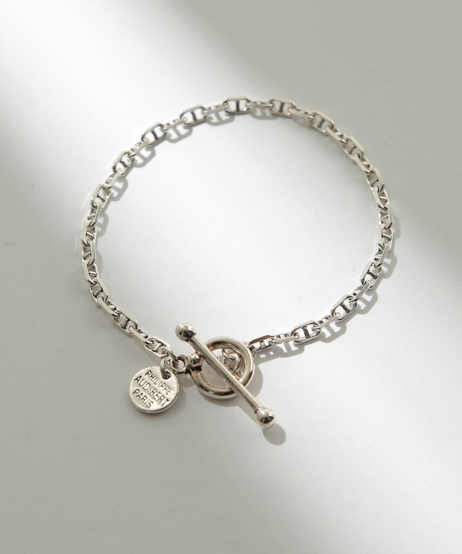フィリップ オーディベール PHILIPPE AUDIBERT Enara bracelet brass silver plated BRS6003:AR （シルバー） シルバー