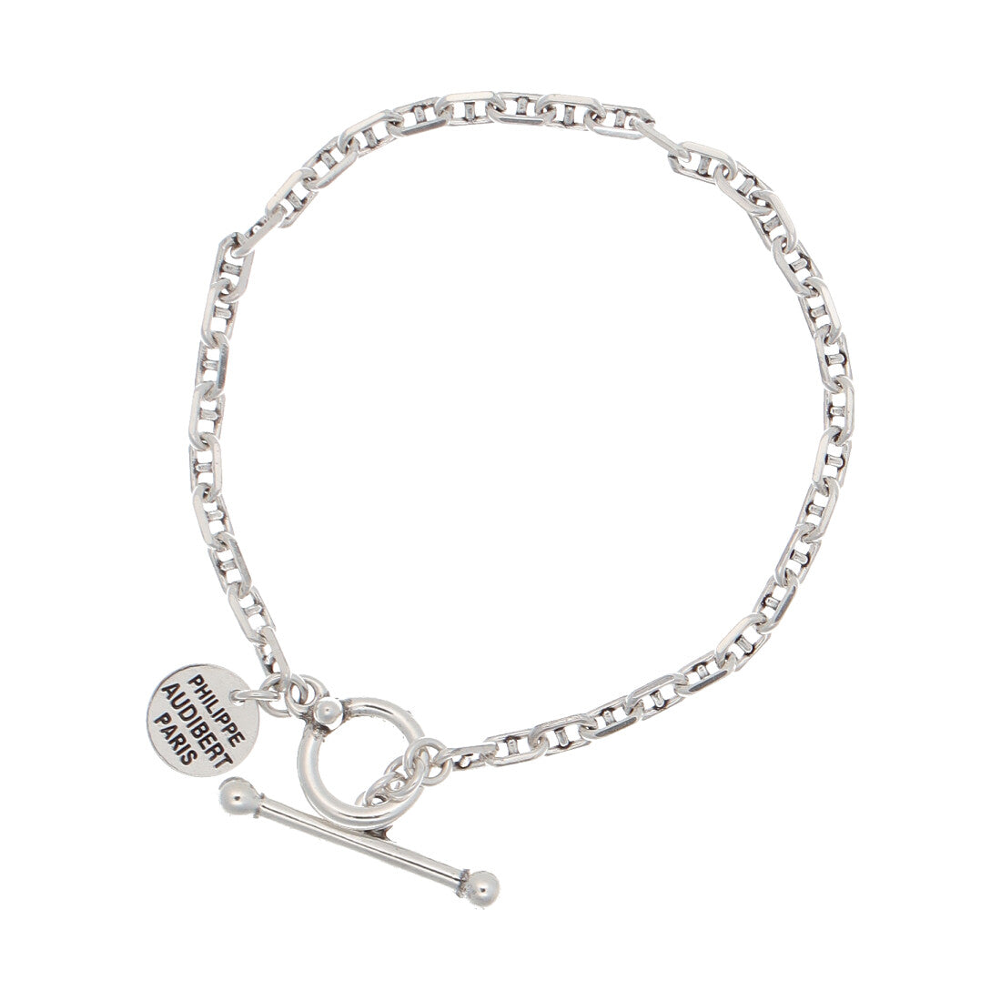 フィリップ オーディベール PHILIPPE AUDIBERT Enara bracelet brass silver plated BRS6003:AR （シルバー） シルバー