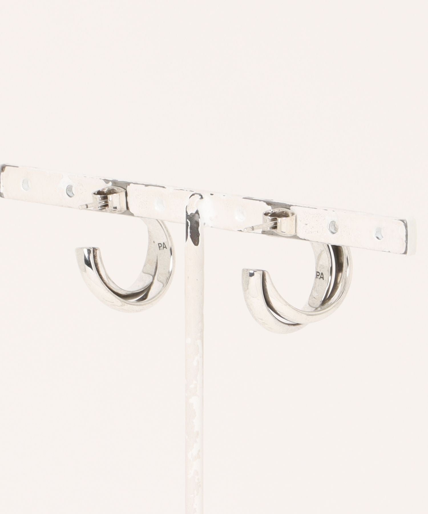 フィリップ オーディベール PHILIPPE AUDIBERT Leoville earring S brass silver plated BO6644:AR （シルバー） シルバー