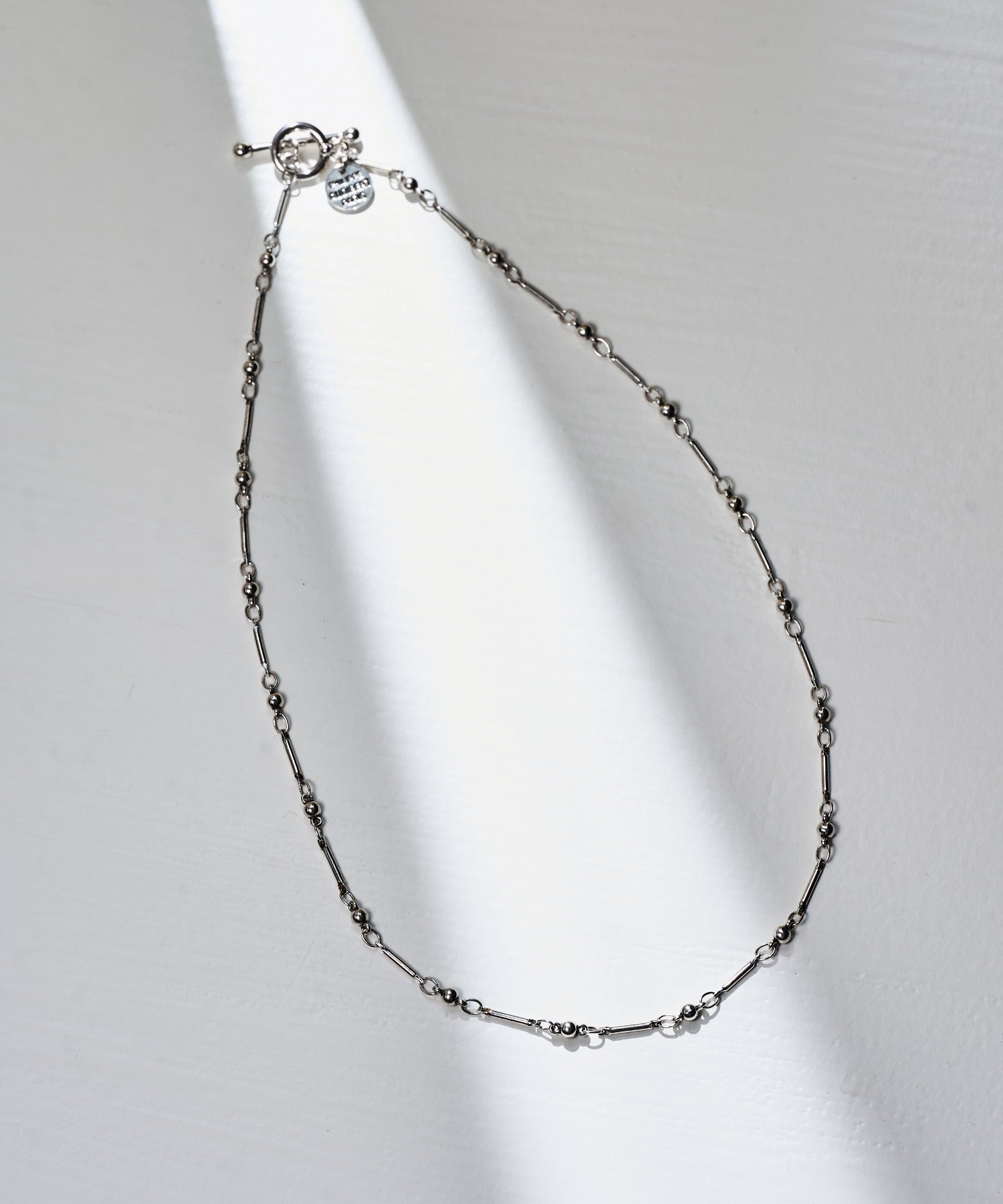 フィリップ オーディベール PHILIPPE AUDIBERT Garnet necklace brass silver plated CO6621:AR （シルバー） シルバー