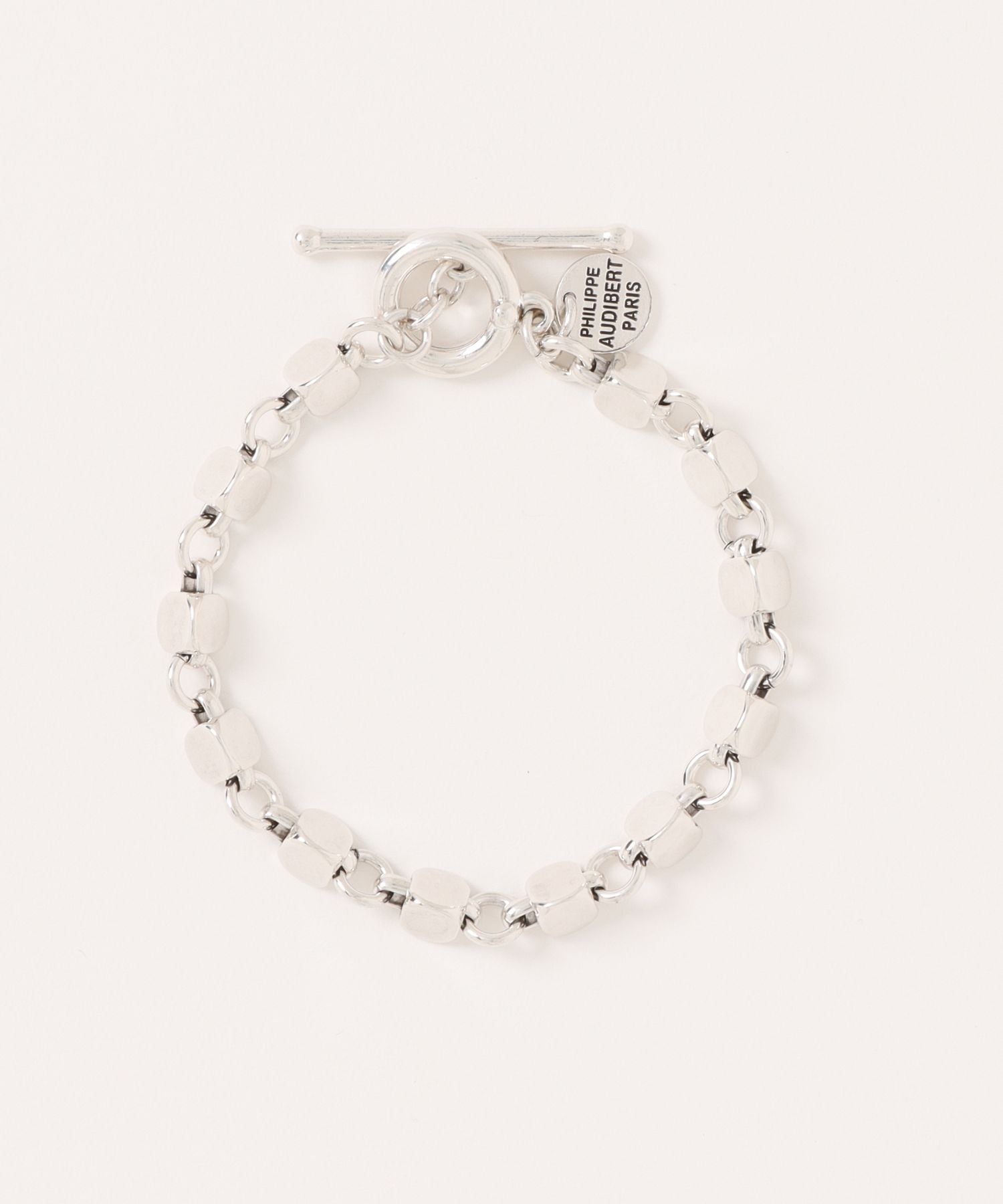 フィリップ オーディベール PHILIPPE AUDIBERT Apopka bracelet, brass silver plated BRS6609:AR （シルバー） シルバー