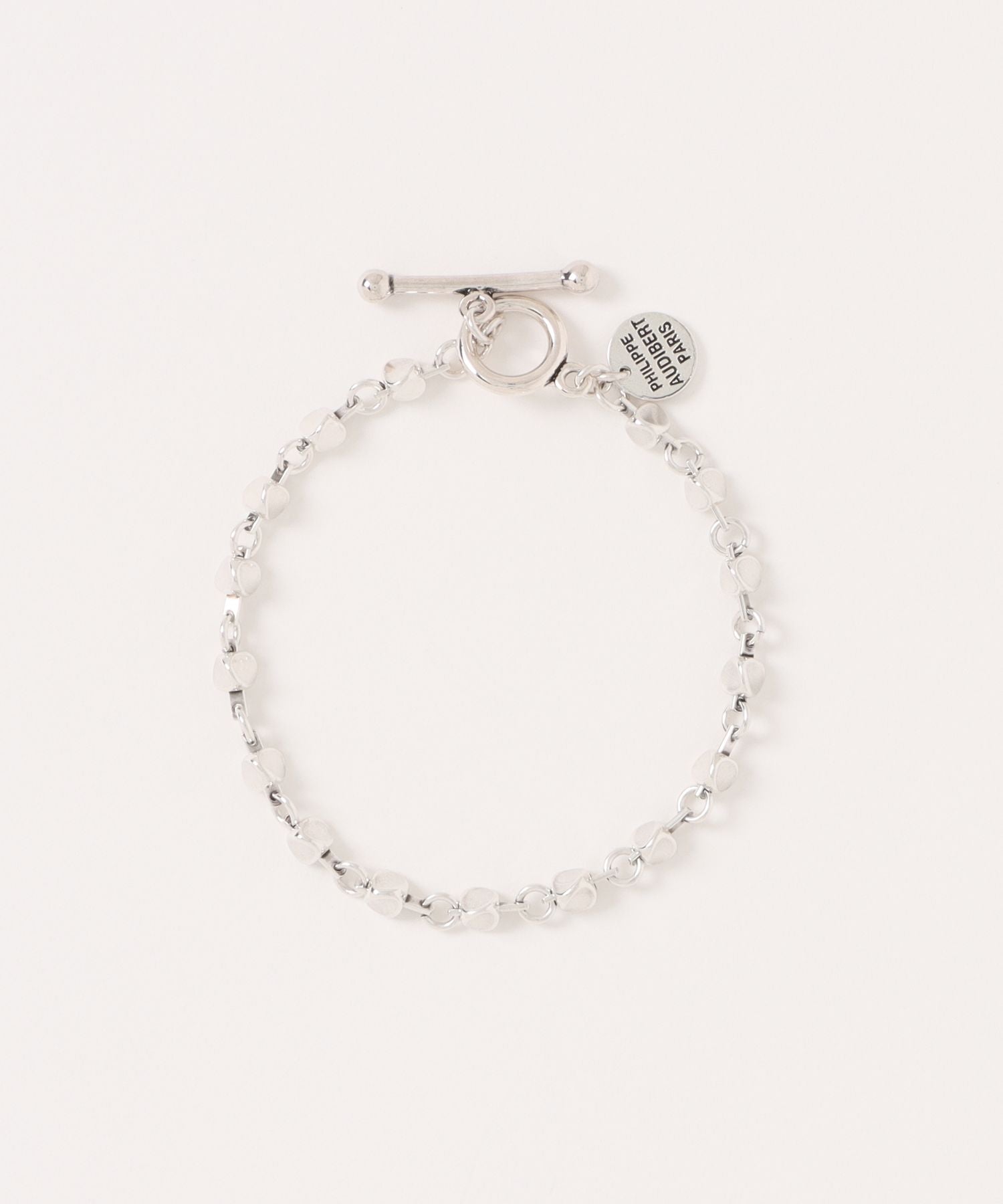 フィリップ オーディベール PHILIPPE AUDIBERT Apopka bracelet S, brass silver plated BRS6612:AR （シルバー） シルバー