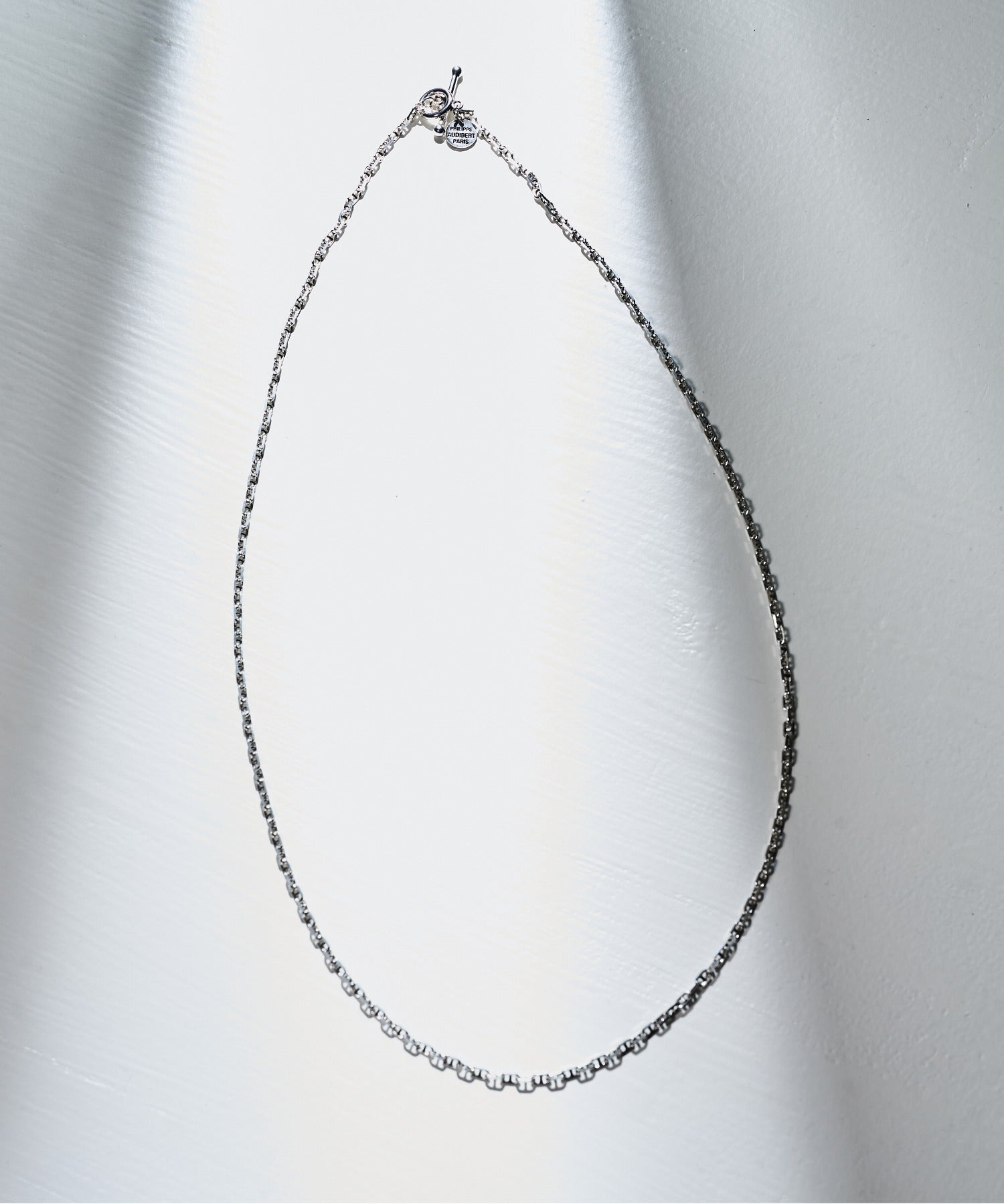 フィリップ オーディベール PHILIPPE AUDIBERT Enara semi-long necklace brass silver plated SAS6005:AR （シルバー） シルバー