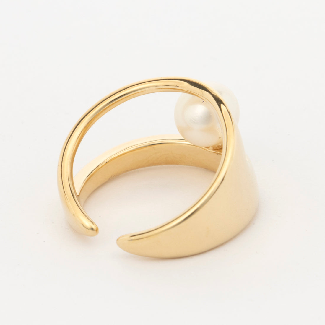 フィリップ オーディベール PHILIPPE AUDIBERT Bague Malka perle naturelle, laiton BG5858 （ゴールド） ゴールド
