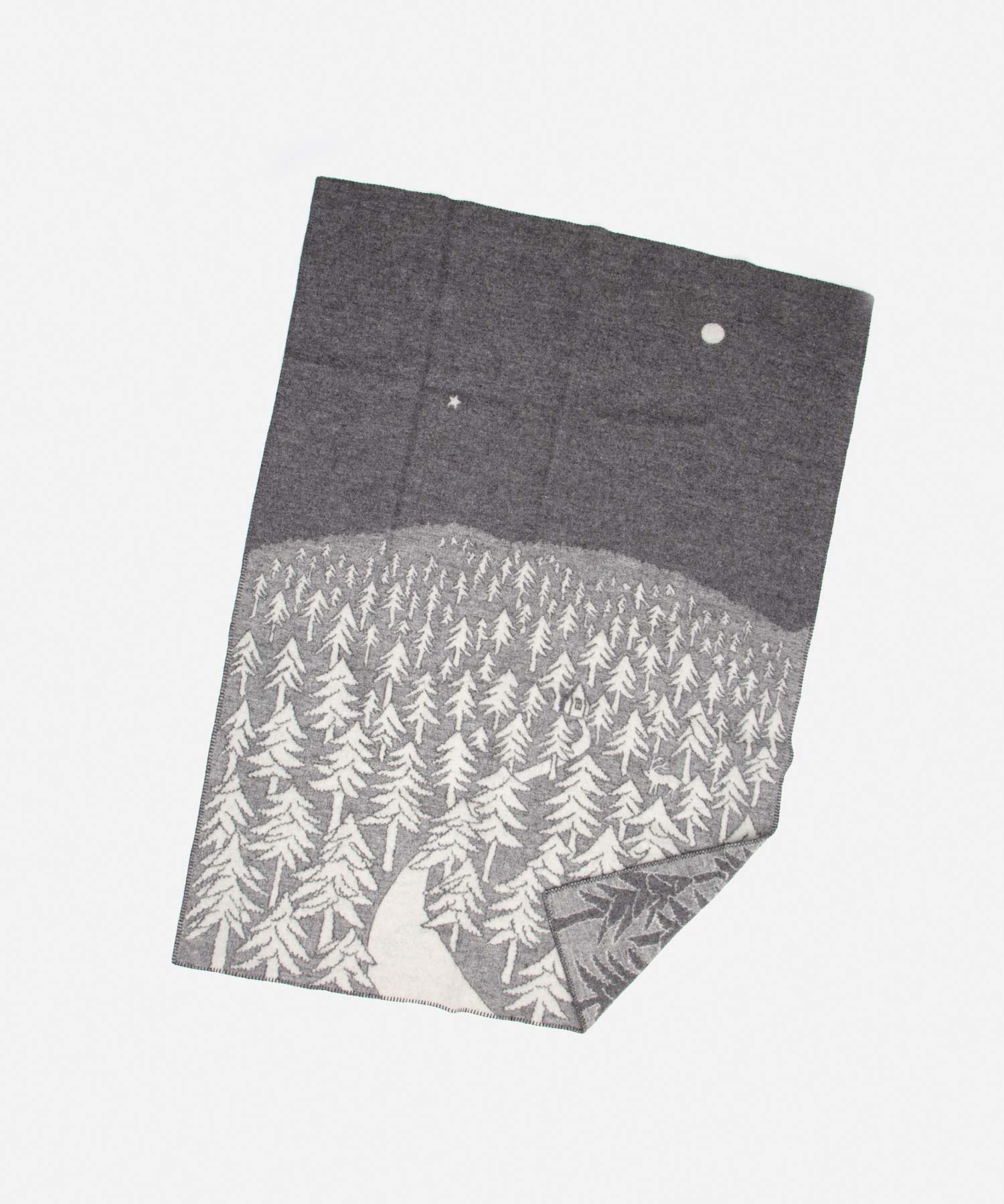 クリッパン KLIPPAN クリッパン KLIPPAN 2251 ブランケット ハウスインザフォレスト HOUSE IN THE FOREST 雑貨 ひざ掛け ラムウール 北欧 生地 インテリア ギフト プレ （ブルー） ブルー