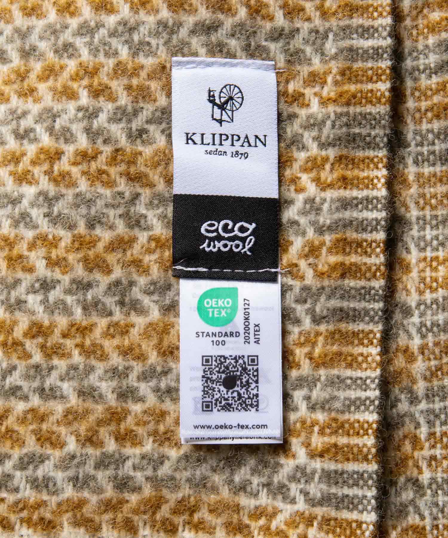 クリッパン KLIPPAN クリッパン KLIPPAN Curve 曲線 2184 ブランケット ひざ掛け ユニセックス ホーム 雑貨 （CREME CARAMEL/クリームキャラメル） CREME CARAMEL/クリームキャラメル