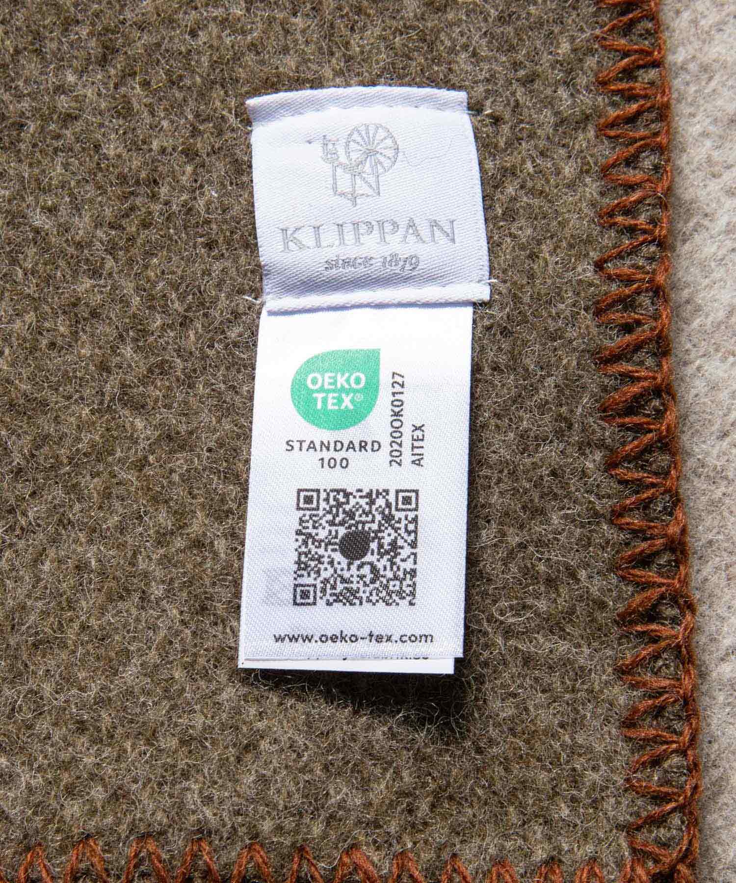 クリッパン KLIPPAN クリッパン KLIPPAN Block ブロック 2170 ブランケット ひざ掛け ユニセックス ホーム 雑貨 （RUST/ラスト） RUST/ラスト