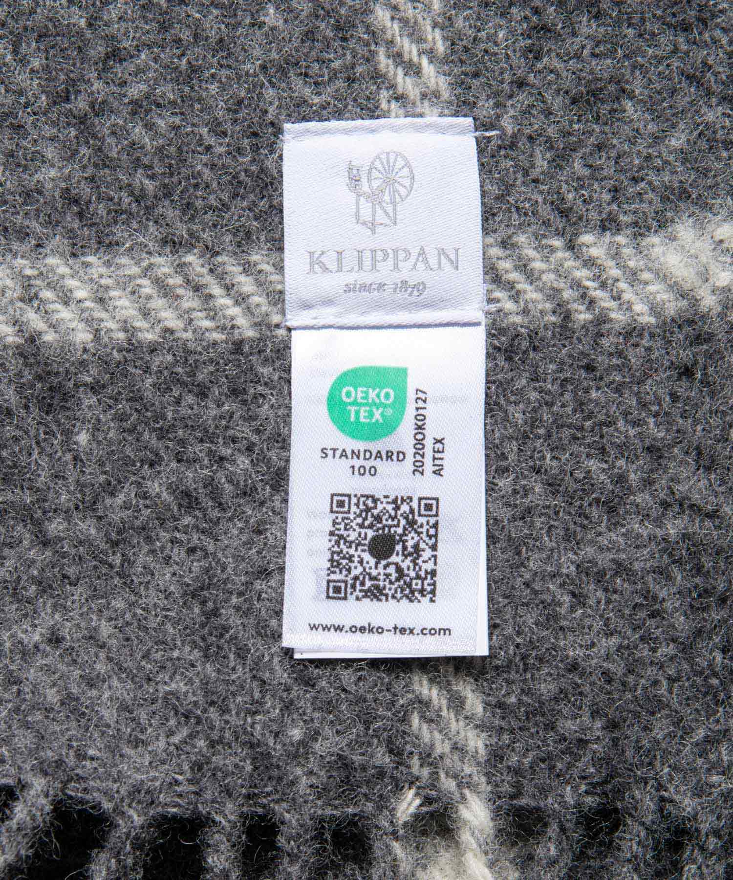 クリッパン KLIPPAN クリッパン KLIPPAN Tartan タータン 2182 ブランケット ひざ掛け ユニセックス ホーム 雑貨 （DARK GREY/ダークグレー） DARK GREY/ダークグレー