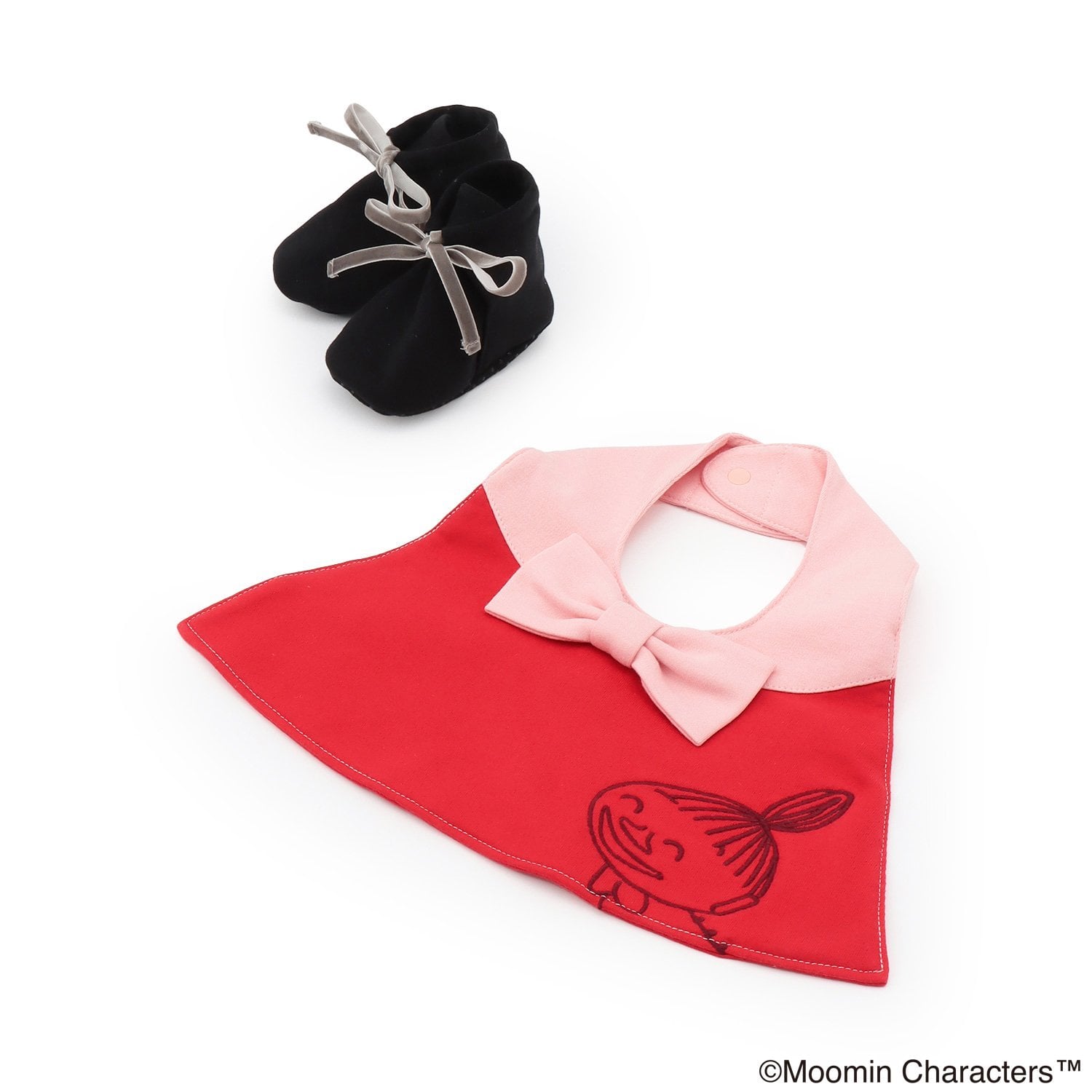 クレードスコープ kladskap 【MOOMIN】リトルミイ スタイ+靴下セット 【返品不可商品】 （赤） 赤