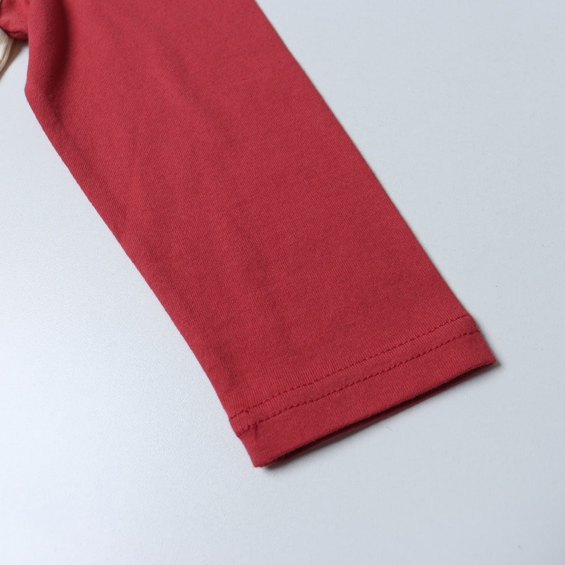 クレードスコープ kladskap 働く車袖配色長袖Tシャツ