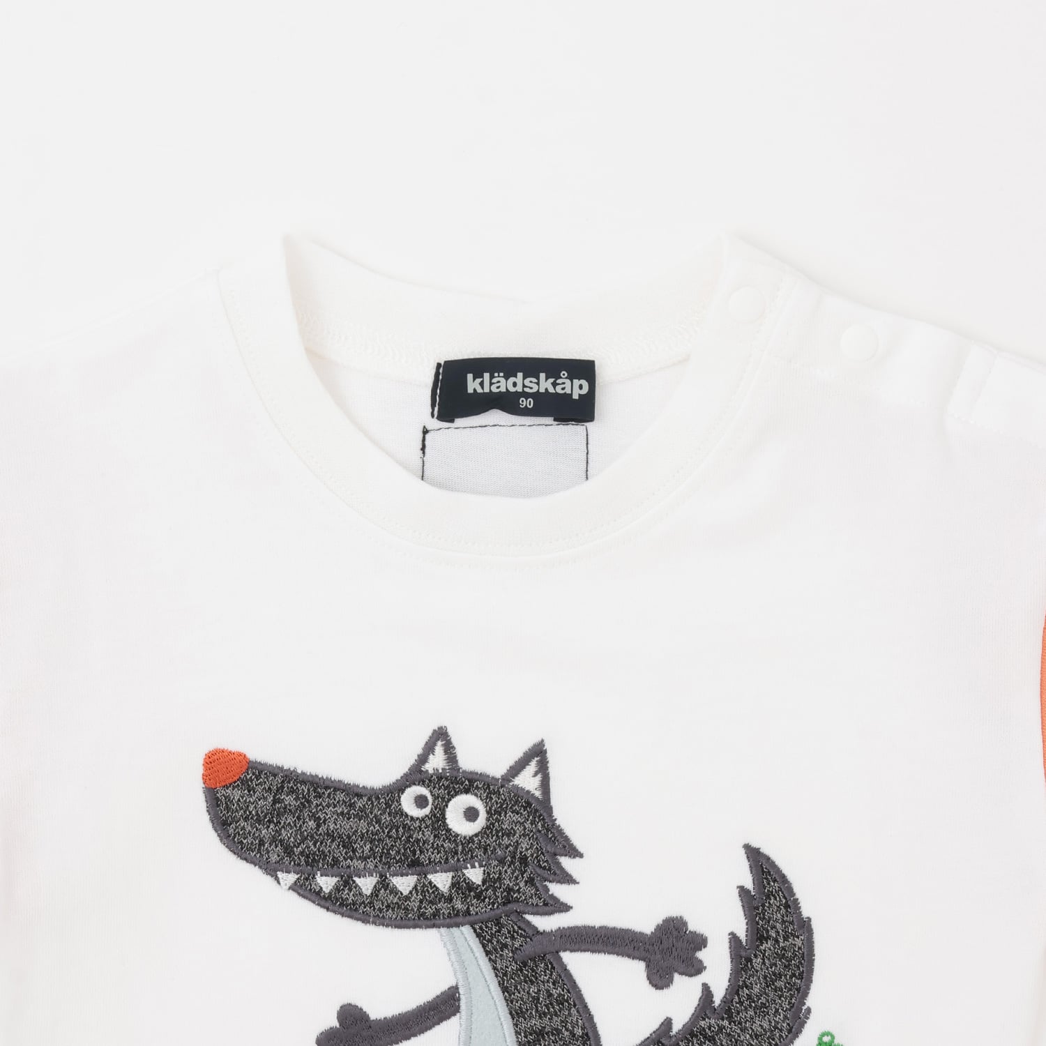 クレードスコープ kladskap スニーカーオオカミ長袖Tシャツ （オフ ホワイト） オフ ホワイト