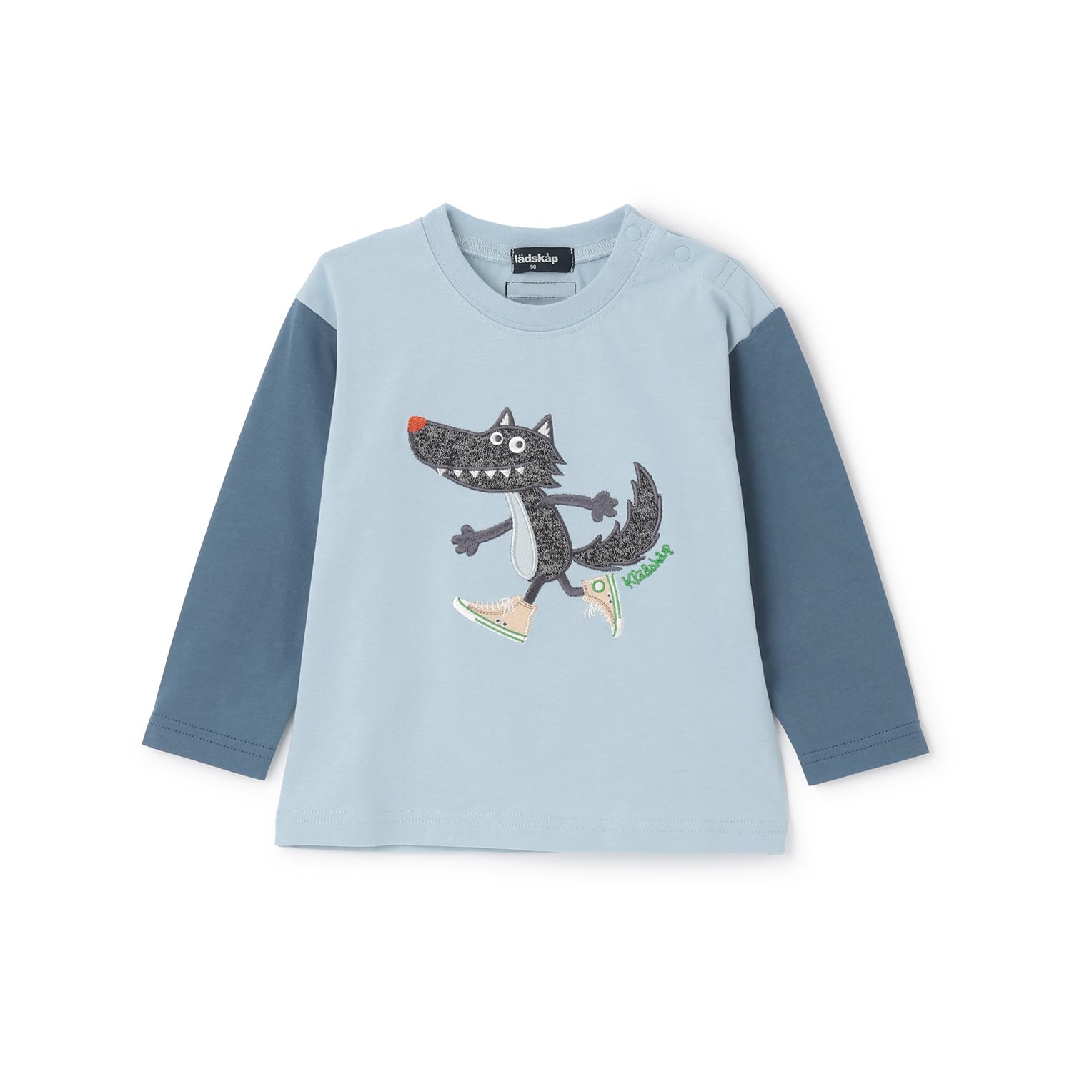 クレードスコープ kladskap スニーカーオオカミ長袖Tシャツ （オフ ホワイト） オフ ホワイト