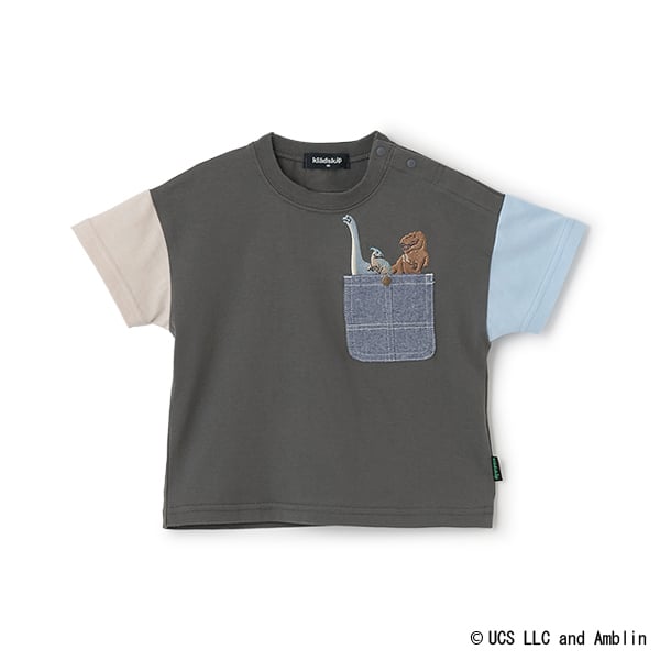クレードスコープ kladskap 【JURASSIC】恐竜クレイジーカラー半袖Tシャツ （オフ ホワイト） オフ ホワイト