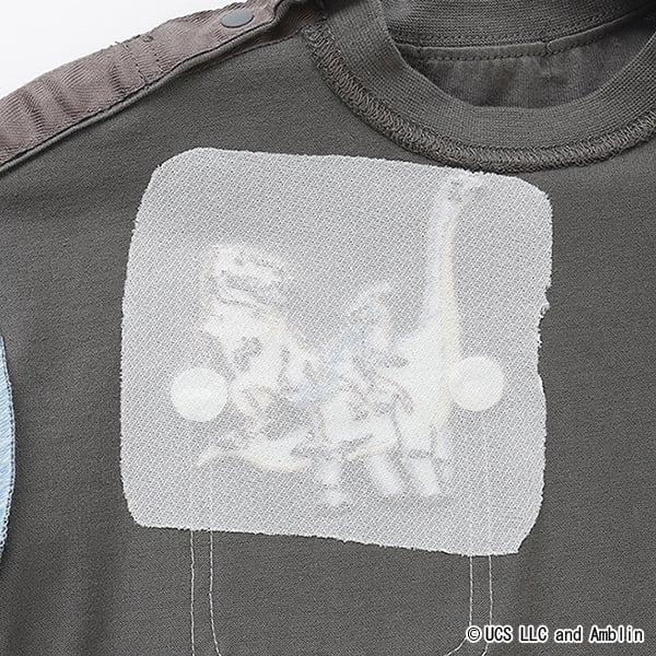 クレードスコープ kladskap 【JURASSIC】恐竜クレイジーカラー半袖Tシャツ （オフ ホワイト） オフ ホワイト