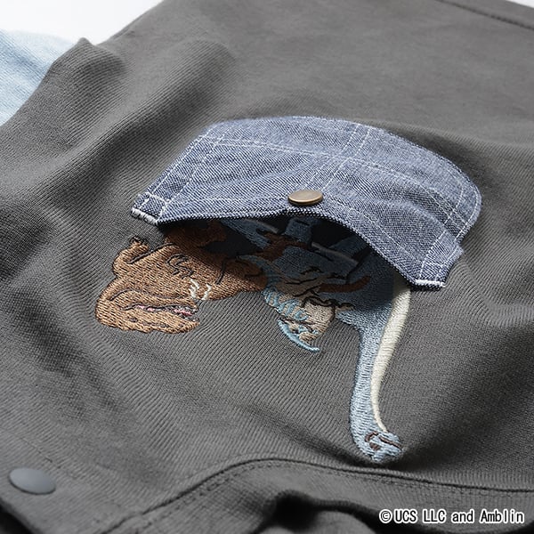 クレードスコープ kladskap 【JURASSIC】恐竜クレイジーカラー半袖Tシャツ （オフ ホワイト） オフ ホワイト