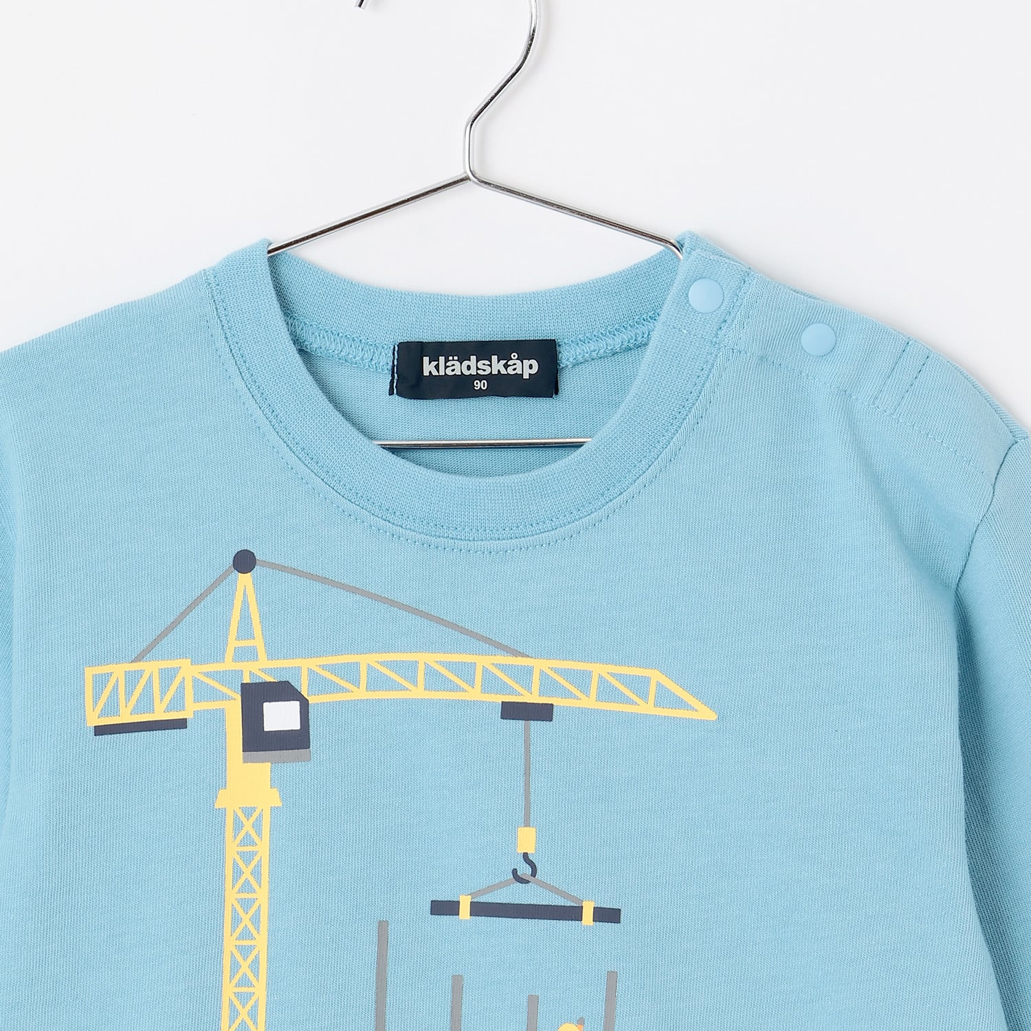 クレードスコープ kladskap 働く車工事中長袖Tシャツ （アイボリー） アイボリー
