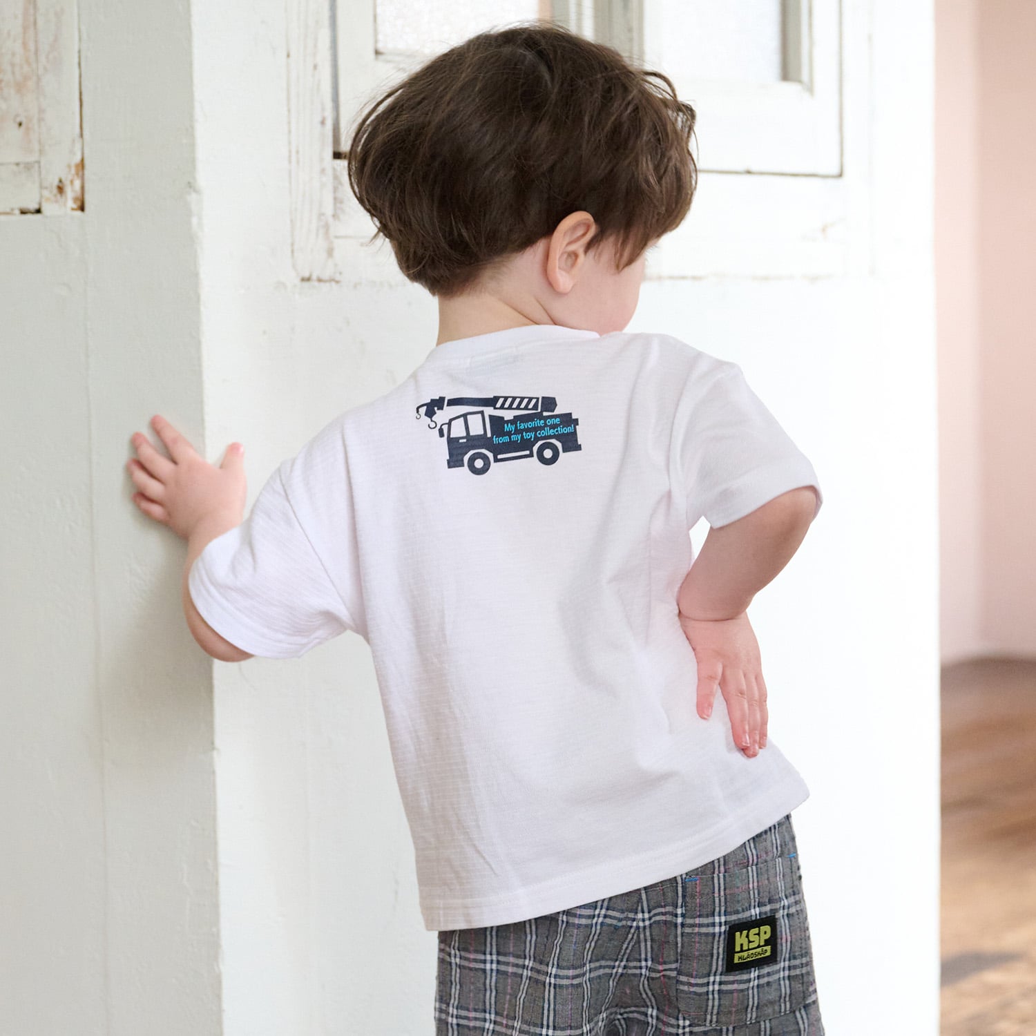 クレードスコープ kladskap サコッシュ風半袖Tシャツ （黄） 黄