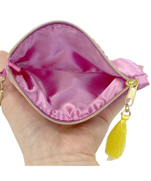 At On 50 Embroidered Pouch Sukajan Cat pink