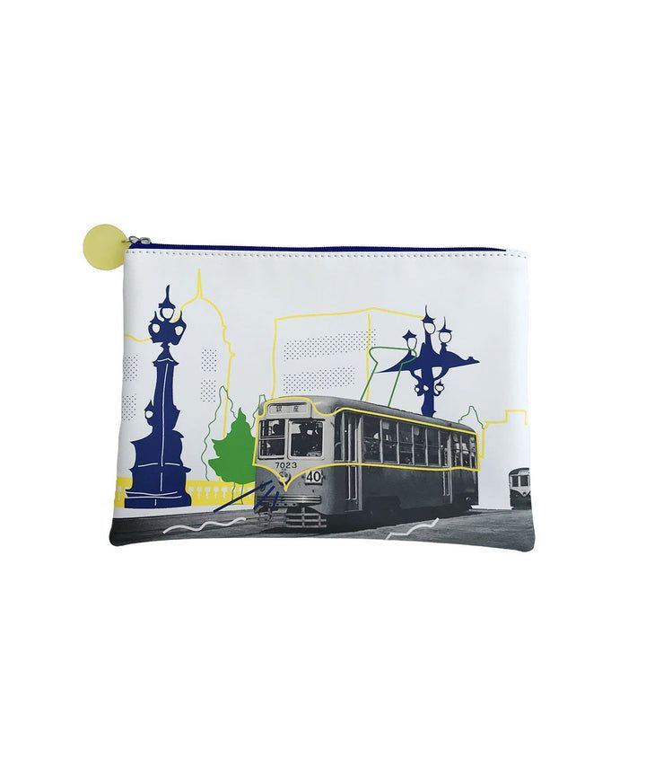 At On 50 Tokyo Metropolitan Bureau of Transportation Flat Pouch Small white
