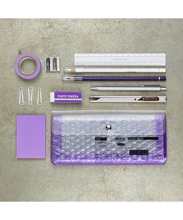 At On 50 Wrap Pack Pencil Case Purple