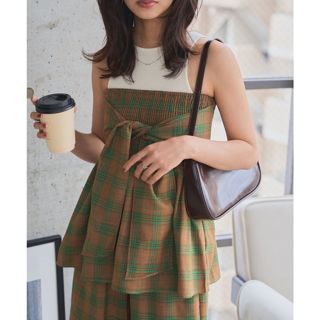 コウベレタス KOBE LETTUCE ホーボーショルダーバッグ [B1632] （ブラウン） ブラウン