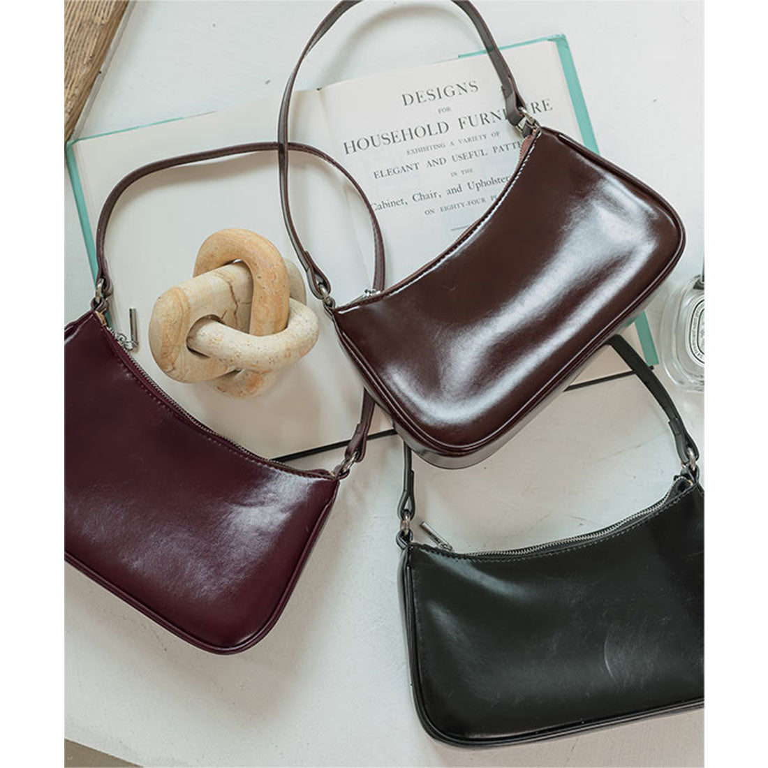 コウベレタス KOBE LETTUCE ホーボーショルダーバッグ [B1632] （ブラウン） ブラウン