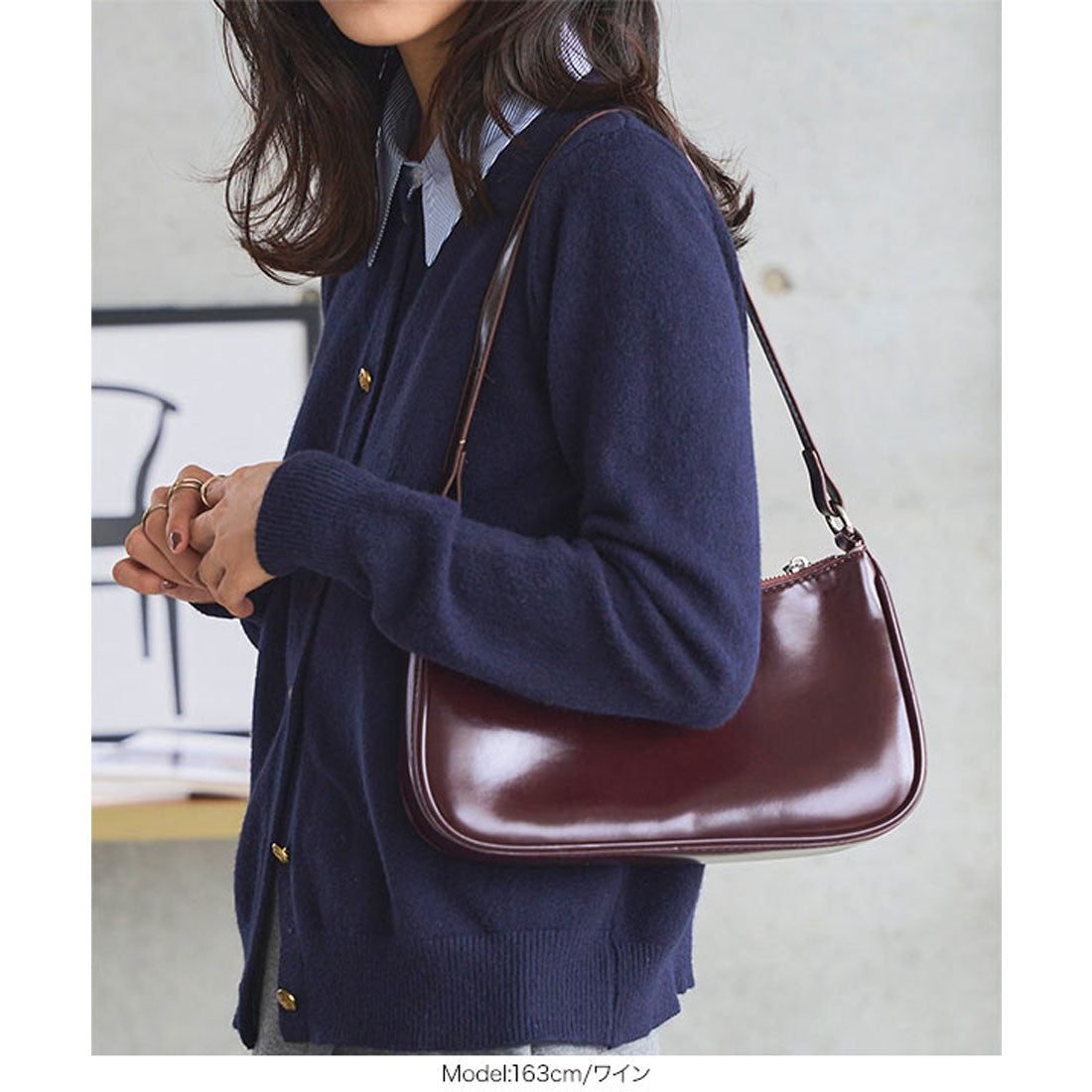 コウベレタス KOBE LETTUCE ホーボーショルダーバッグ [B1632] （ブラウン） ブラウン