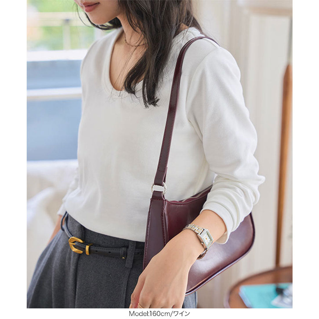 コウベレタス KOBE LETTUCE ホーボーショルダーバッグ [B1632] （ブラウン） ブラウン