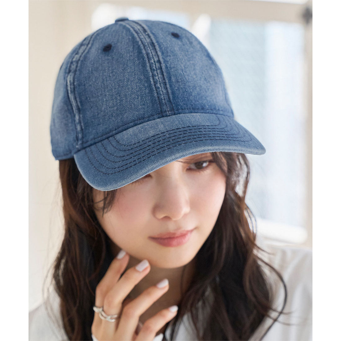 コウベレタス KOBE LETTUCE デニムキャップ [J1202] （ブルー） ブルー