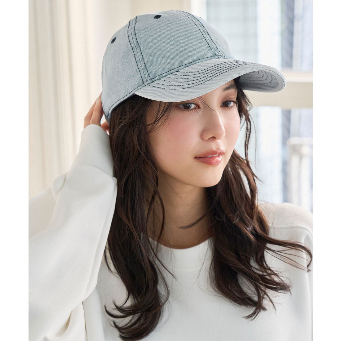 コウベレタス KOBE LETTUCE デニムキャップ [J1202] （ライトブルー） ライトブルー