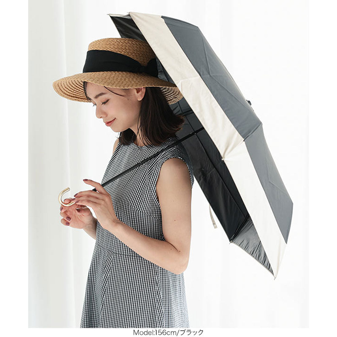 コウベレタス KOBE LETTUCE 晴雨兼用UVカットバイカラーミニ傘 [J1041]